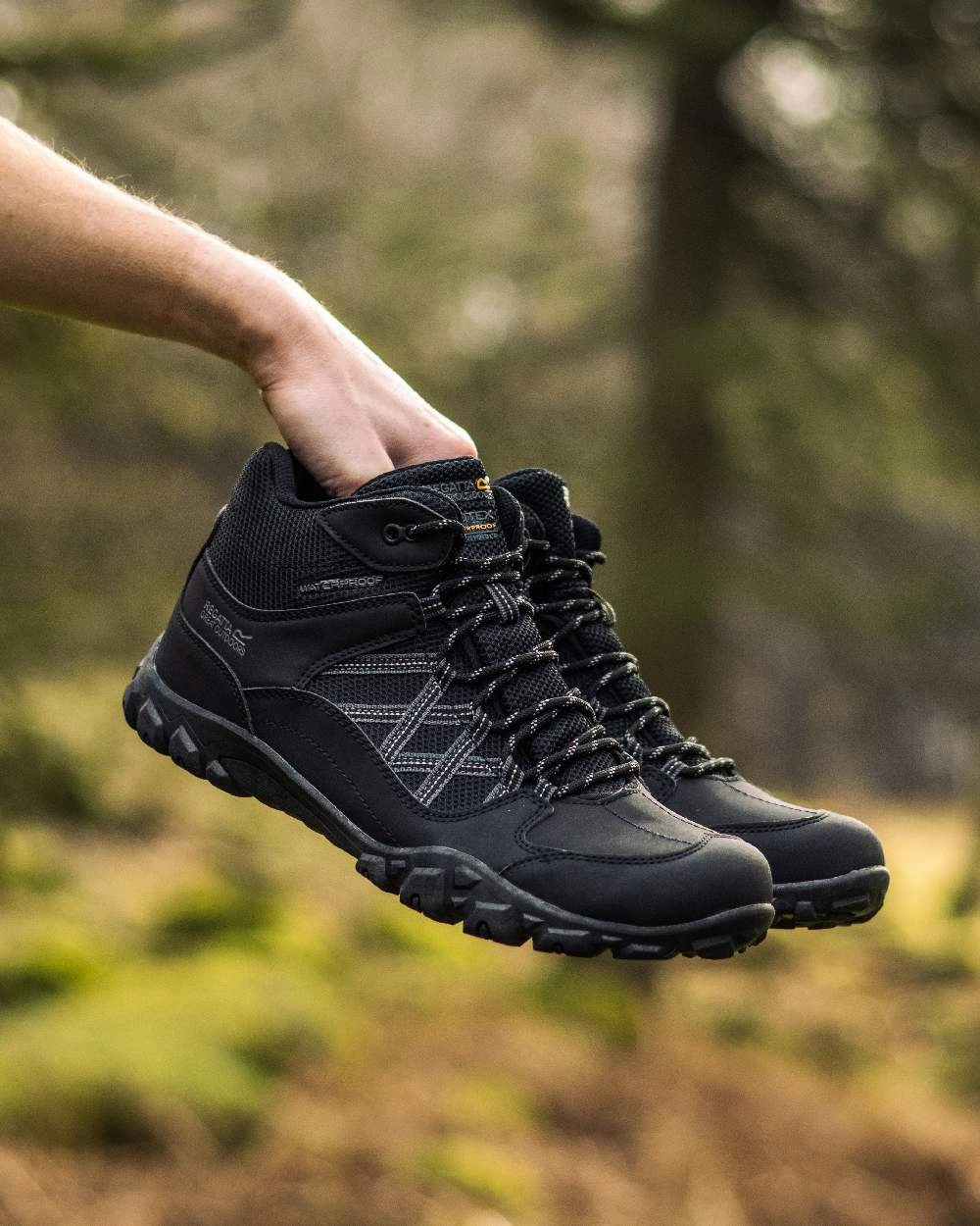 Regatta Mens Edgepoint Waterproof Mid Walking Boots Hiking Shoes For Arizona