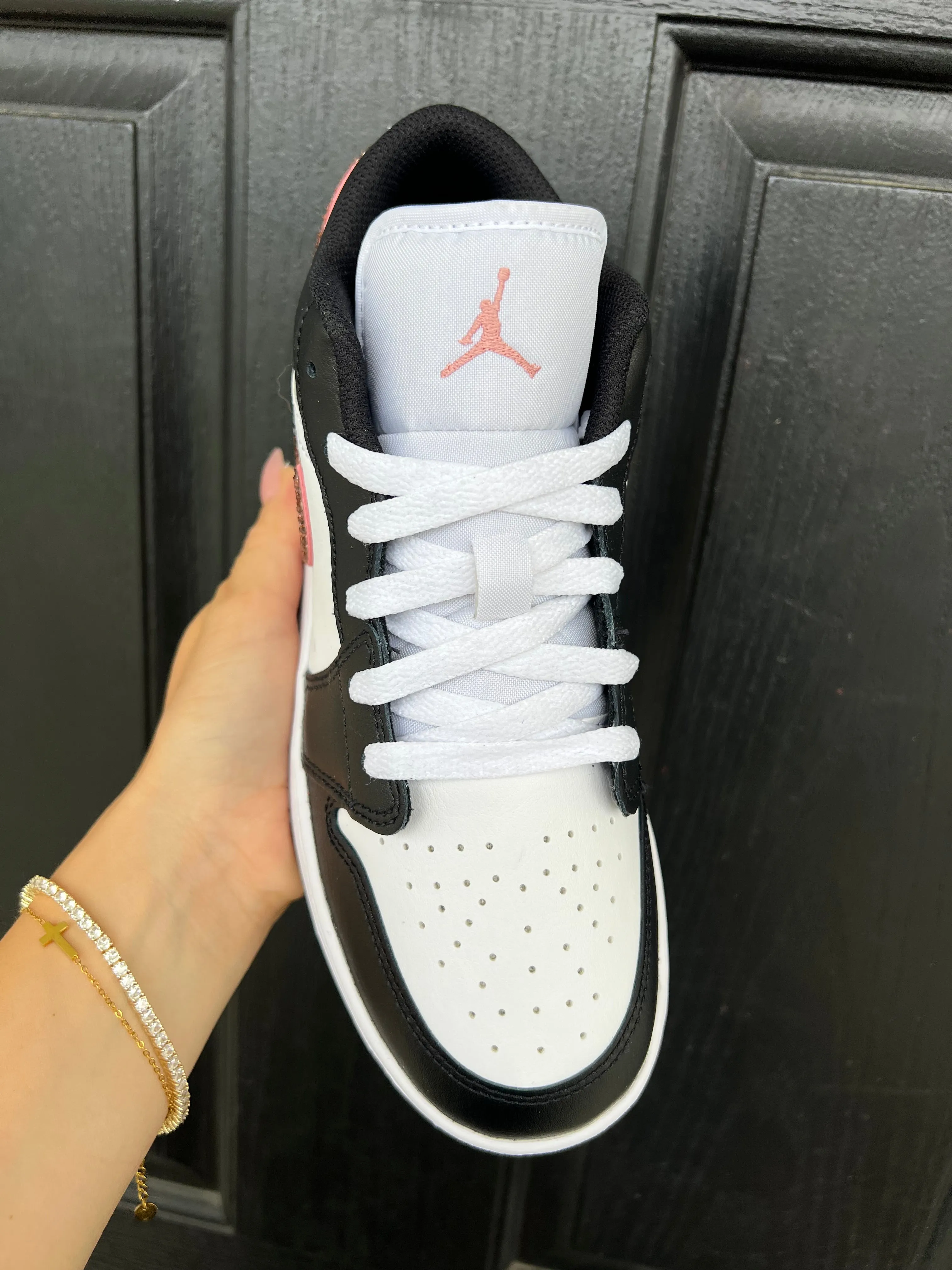 Ninja Turtle Shoes Adidas Black White Blush Swarovski Womens Air Jordan 1 Low Shoes