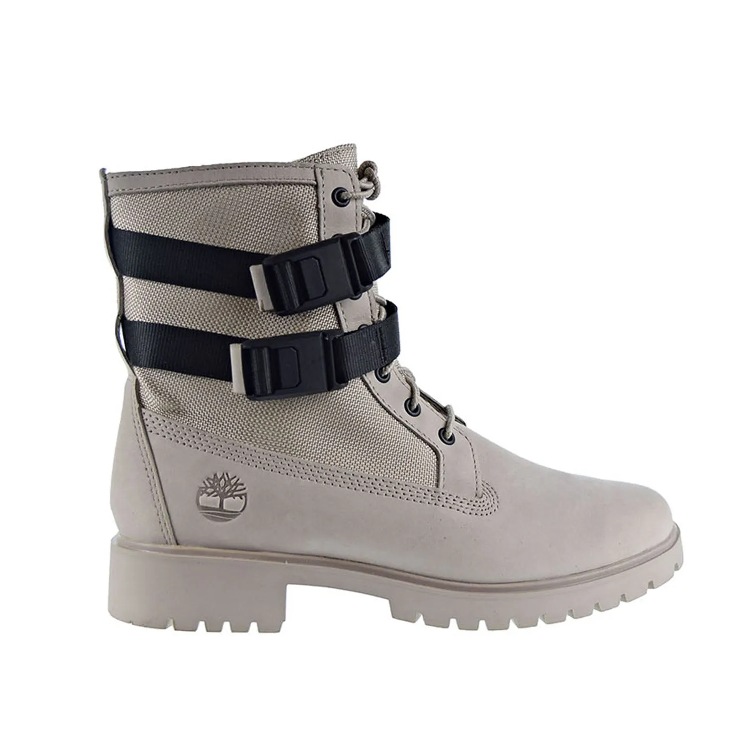 Stylish Waterproof Shoes Uk Timberland Jayne Wp Double Buckle Women's Boot Light Taupe Nubuck