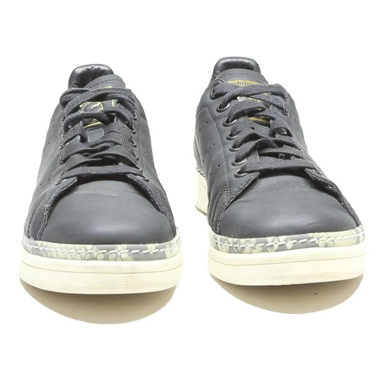 ADIDAS Stan Smith Mens Leather Trainers Black UK 5 Comfortable Casual Fashion Bermuda Adidas Shoes