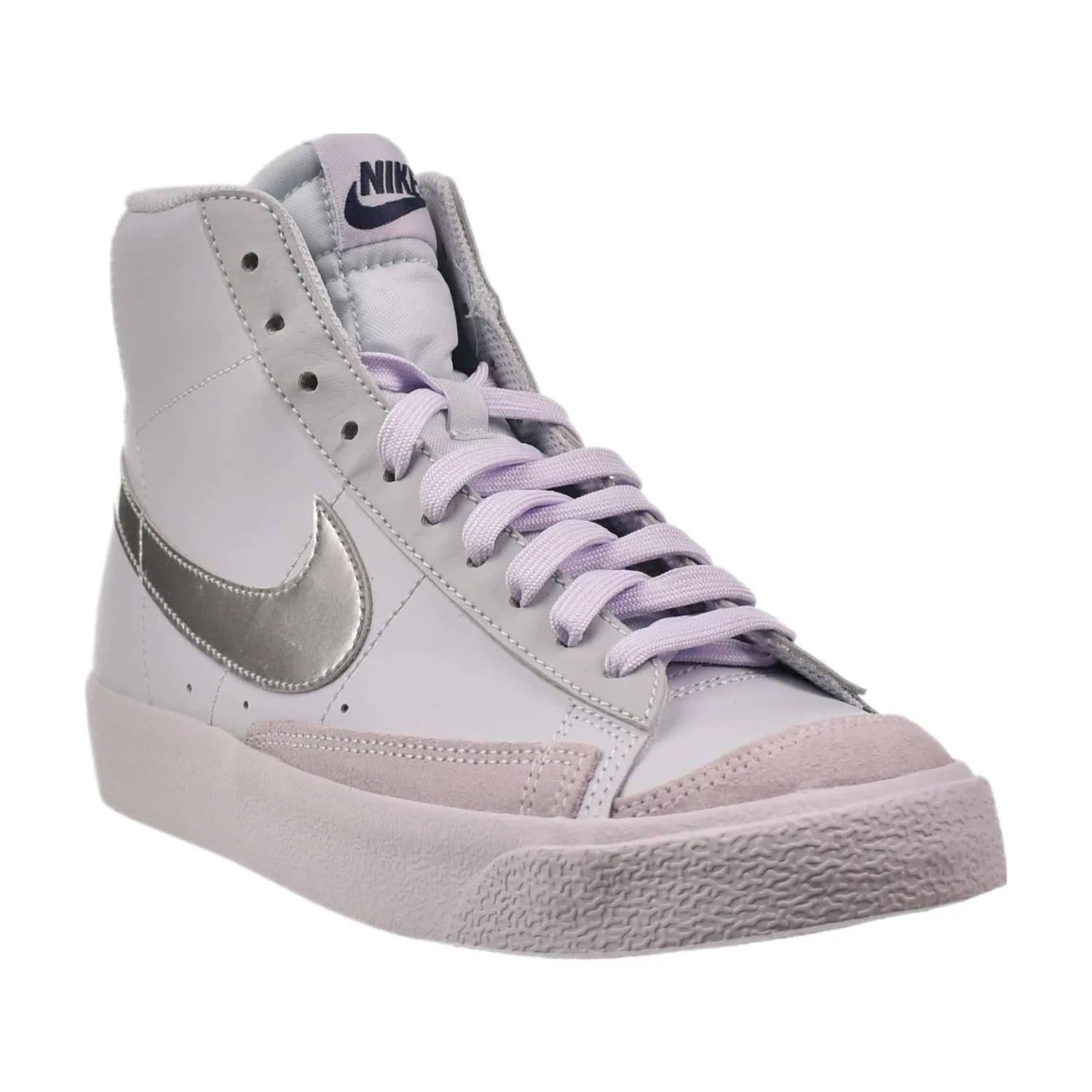 Unique Asics Shoes Nike Blazer Mid '77 (GS) Big Kids' Shoes Pure Platinum-Metallic Silver