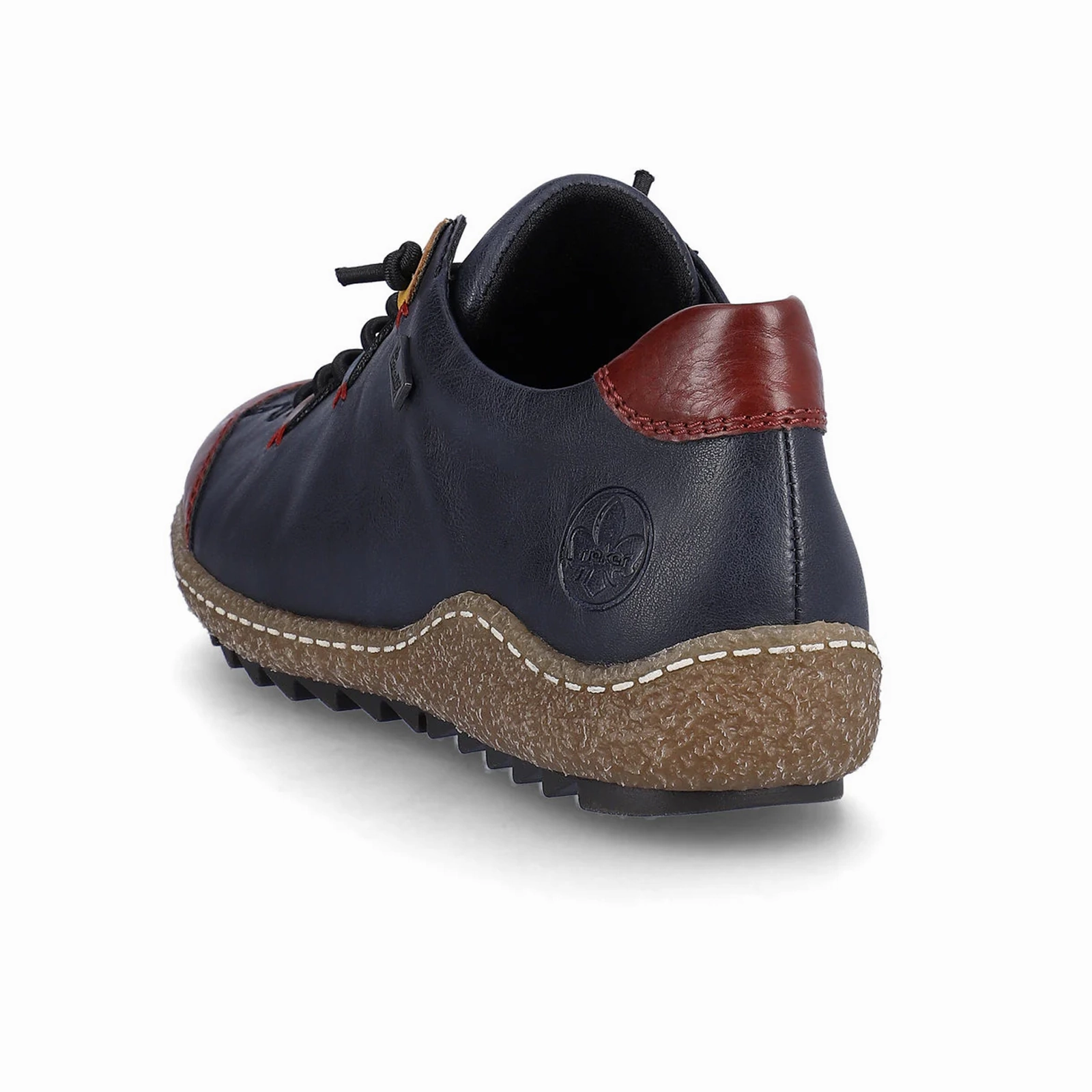 Java Casual Waterproof Shoe Rieker Liv L7561-14 Sneaker (Women) - Wine/Ozean/Brandy/Royal