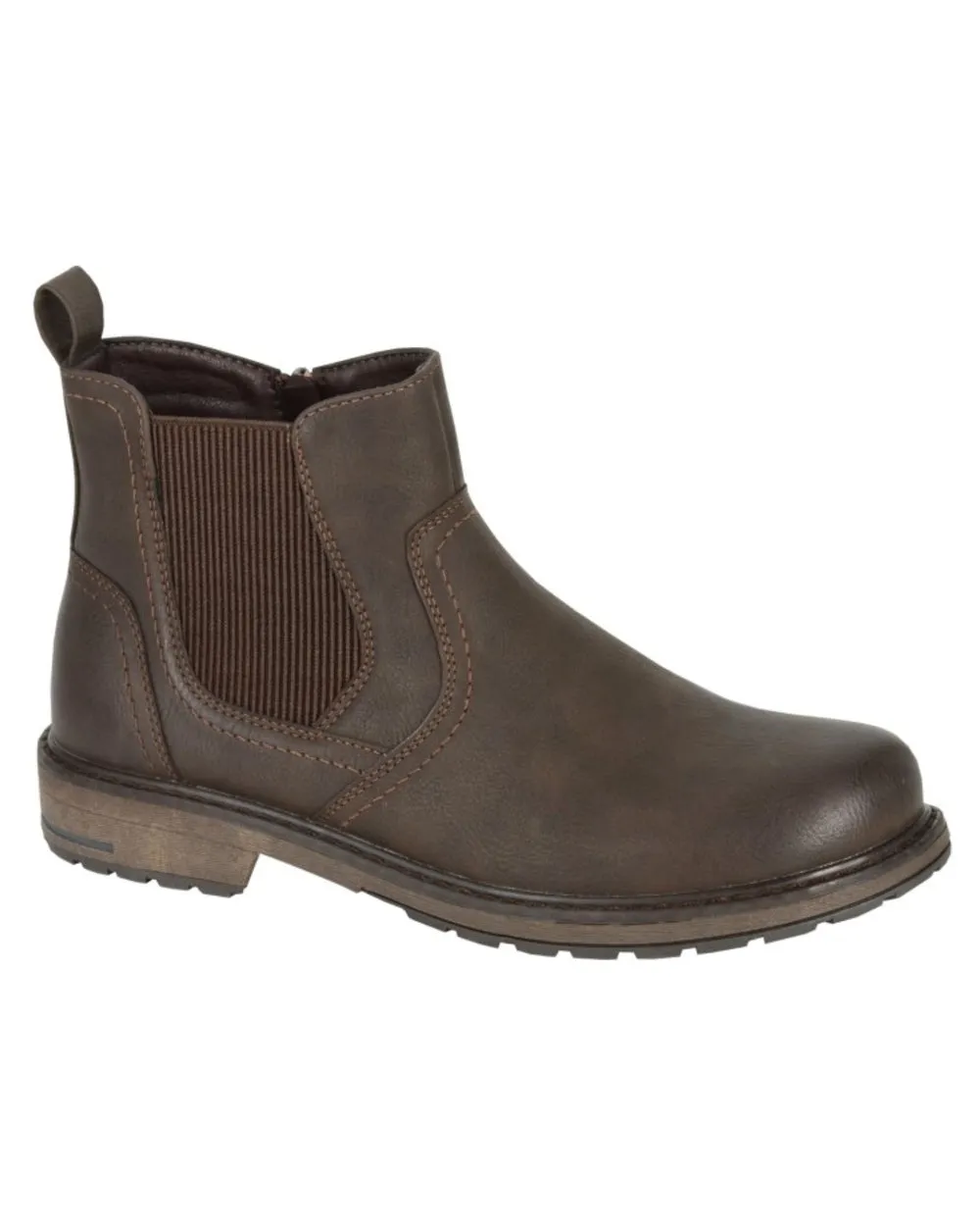 Boots At Marshalls Route 21 Mens Single Gusset Inside Zip Ankle Boots