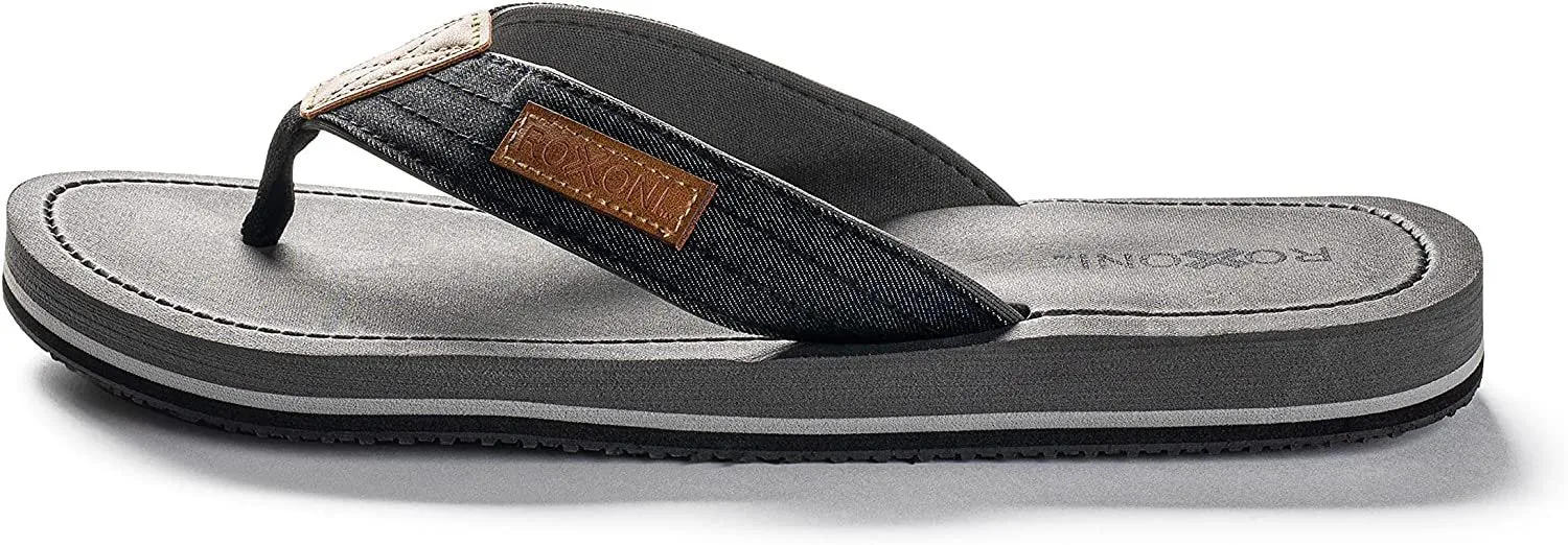 Flipped Flop Roxoni Mens Thong Flip Flops Beach/Pool Outdoor Sandals