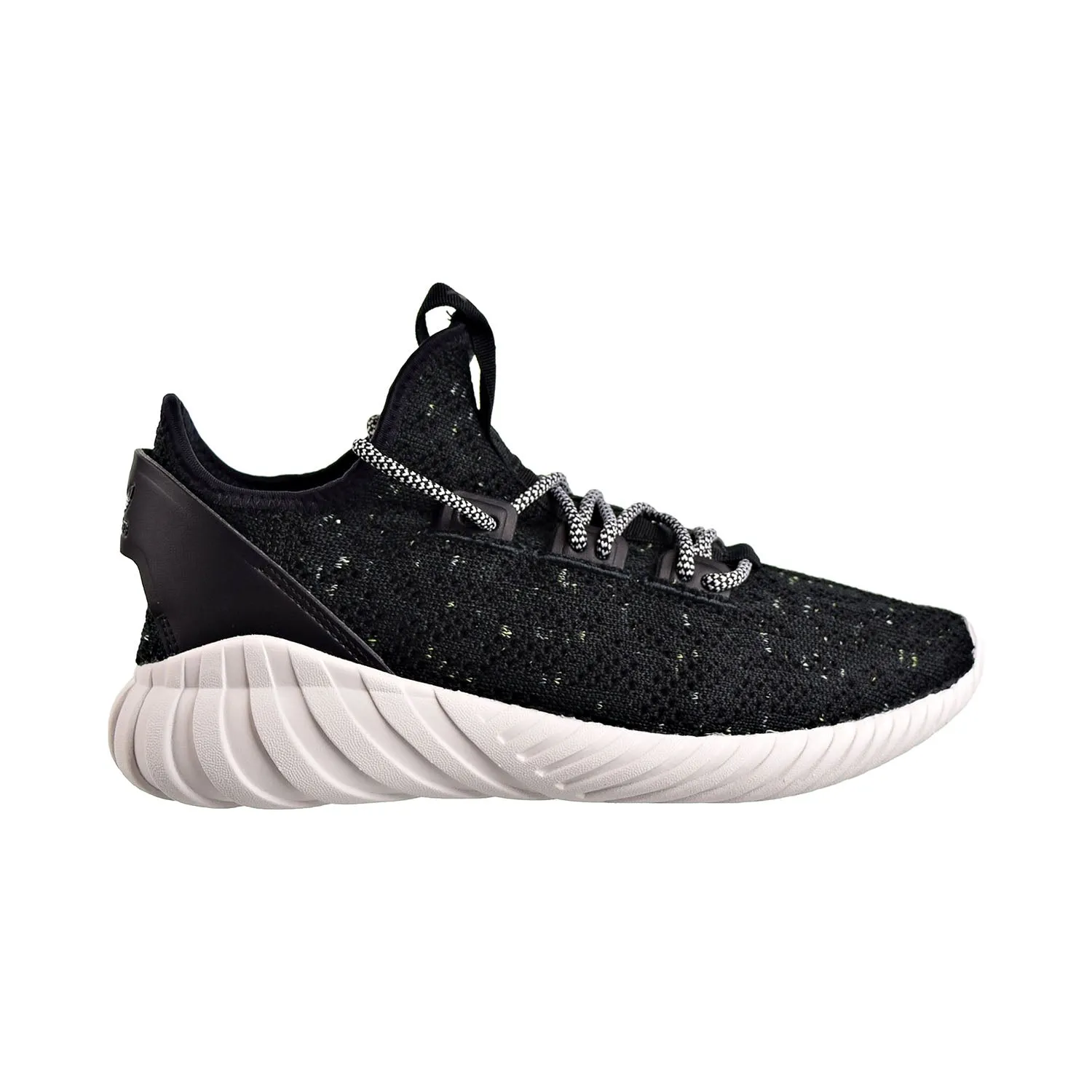Comfiest Running Shoes Adidas Tubular Doom Sock J Big Kids Shoes Black/White
