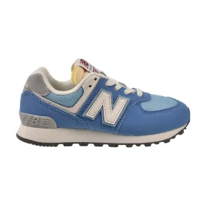 Running Shoe Company New Balance 574 Little Kids' Shoes Blue-White