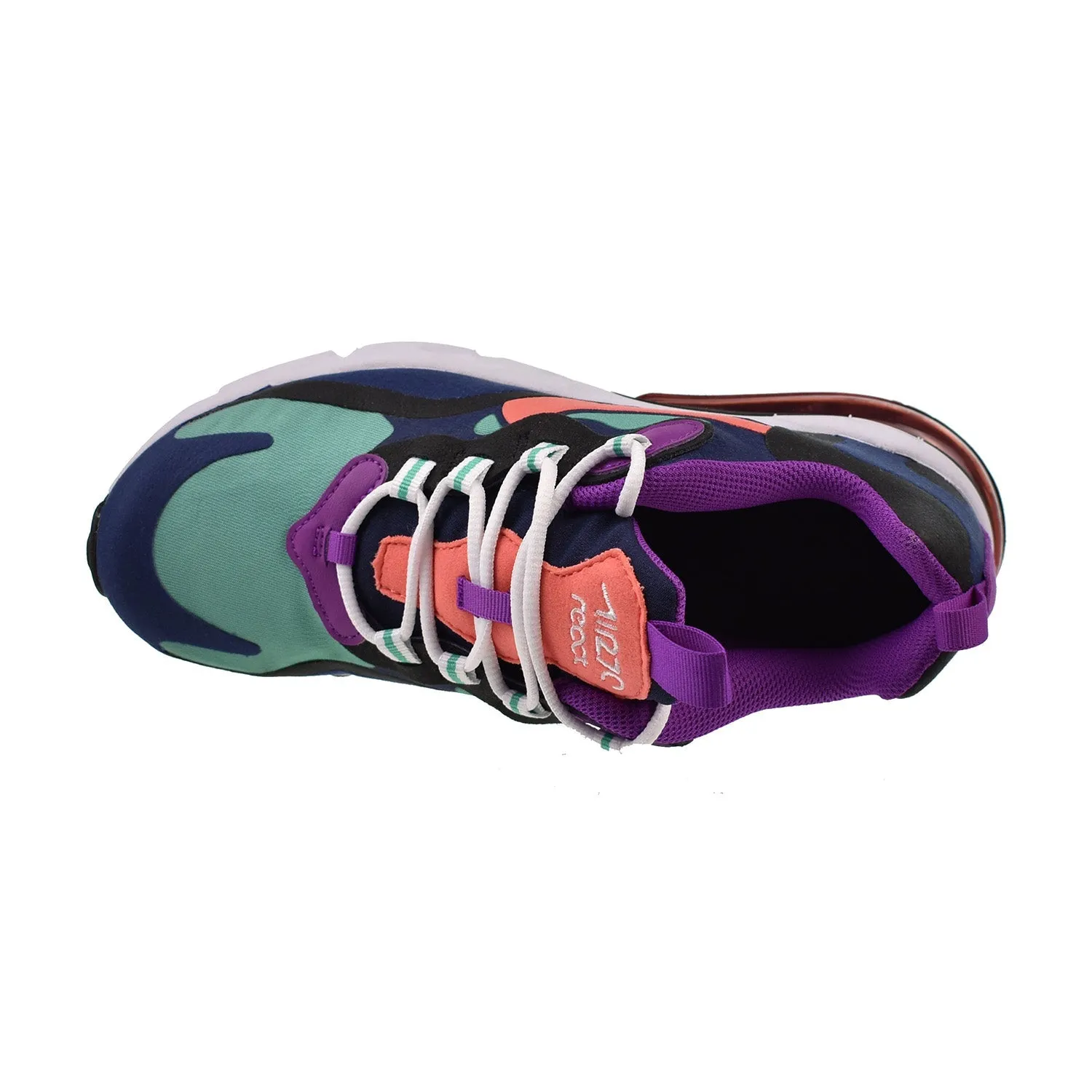 Shoes For Running Cross Country Nike Air Max 270 React (GS) Big Kids' Shoes React Blue Void-Magic Ember