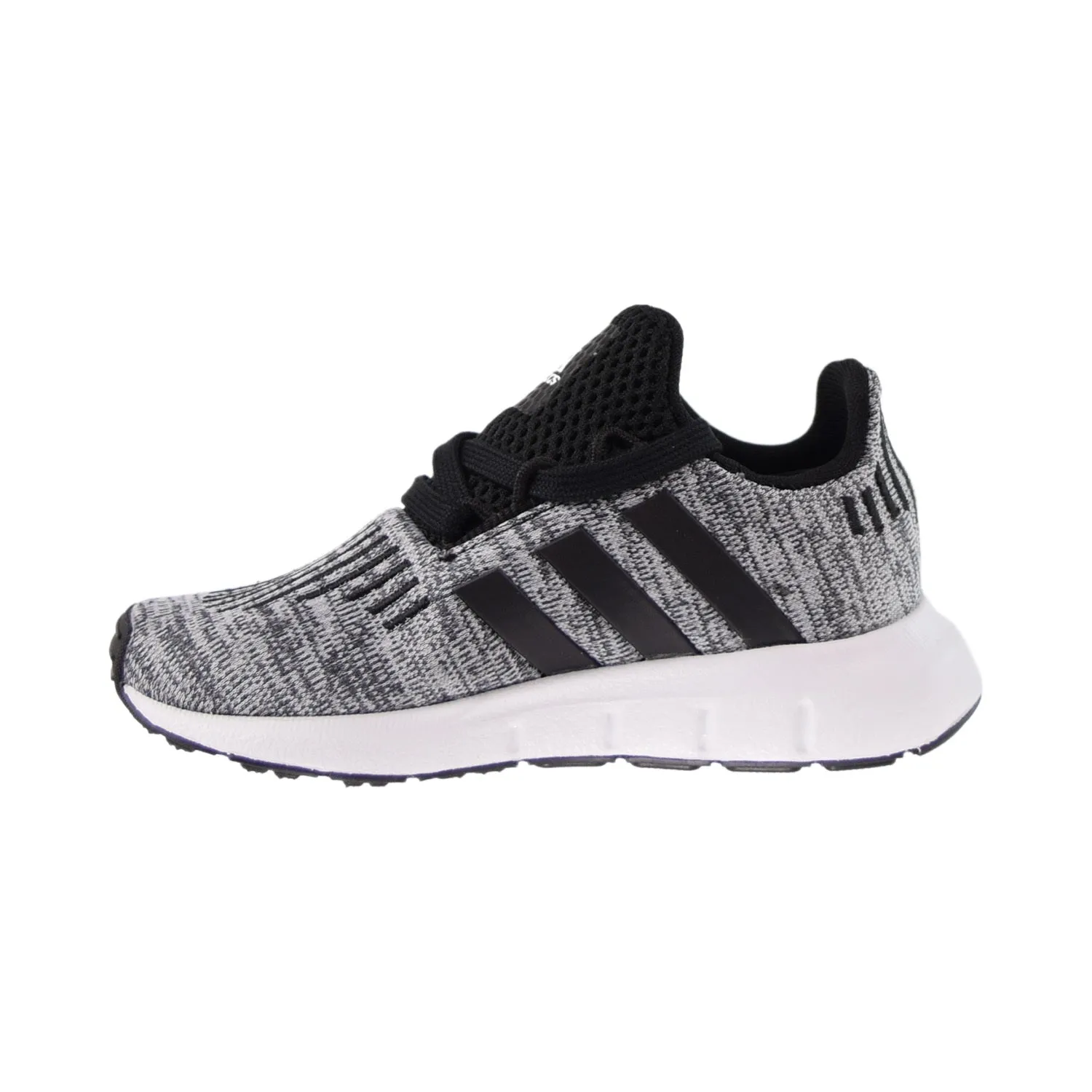 Adidas Swift Run 1.0 EL Toddlers Shoes Core Black-Footwear White Running Shoes With Toes