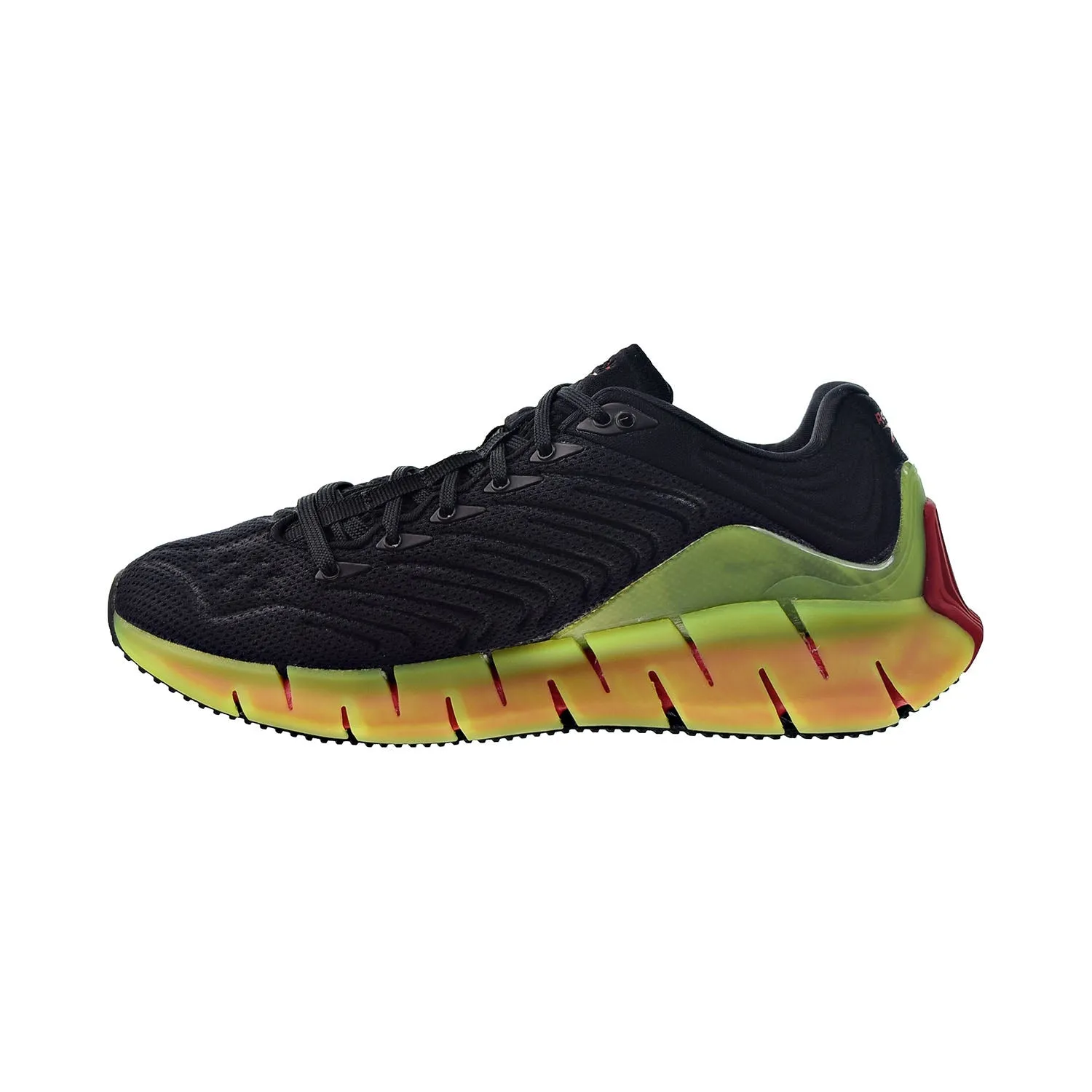 Reebok Zig Kinetica Big Kids' Running Shoes Black-Solar Yellow-Excellent Red Snow Running Shoes