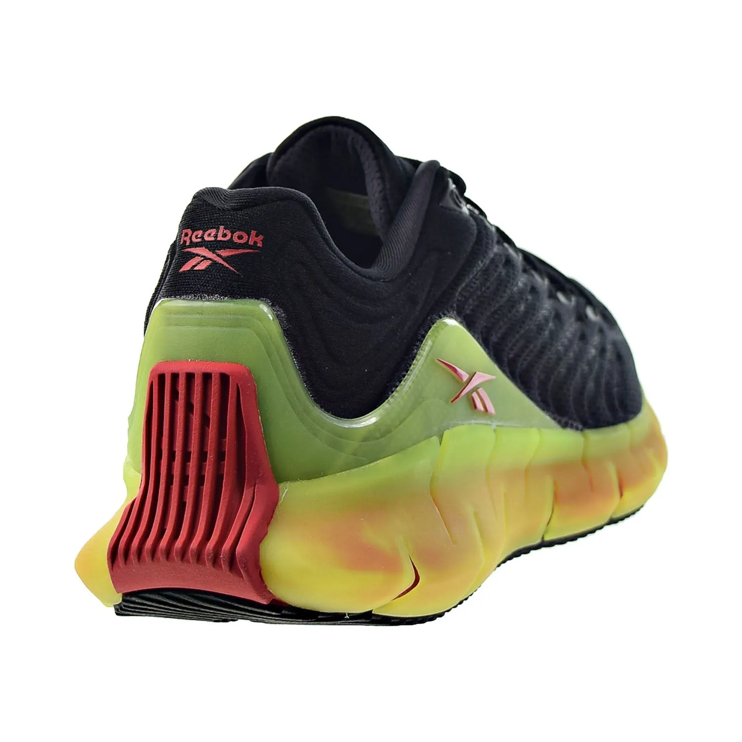 Gel-excite Running Shoes Reebok Zig Kinetica Big Kids' Running Shoes Black-Solar Yellow-Excellent Red