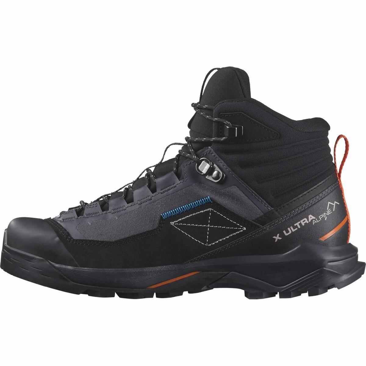 Salomon Shoes X Ultra Alpine Mid GTX Blue Nights Shoes Rock Climbing