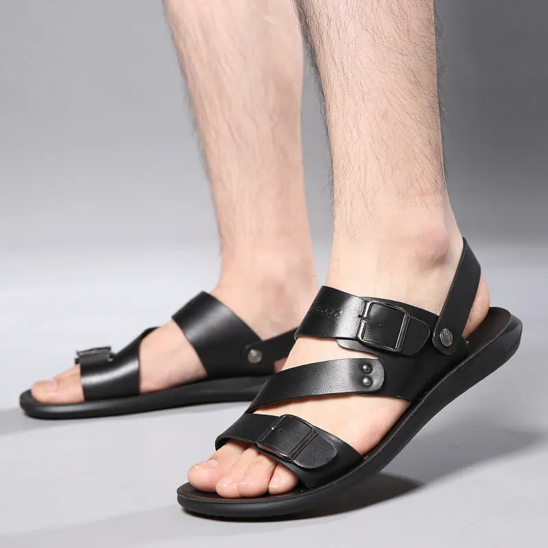 Oofos Sandals Sandals Men Casual Comfortable Barefoot Buckle Shoes