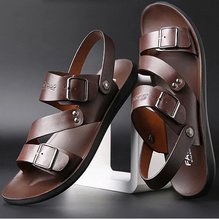 Sandals Resorts Florida Sandals Men Casual Comfortable Barefoot Buckle Shoes