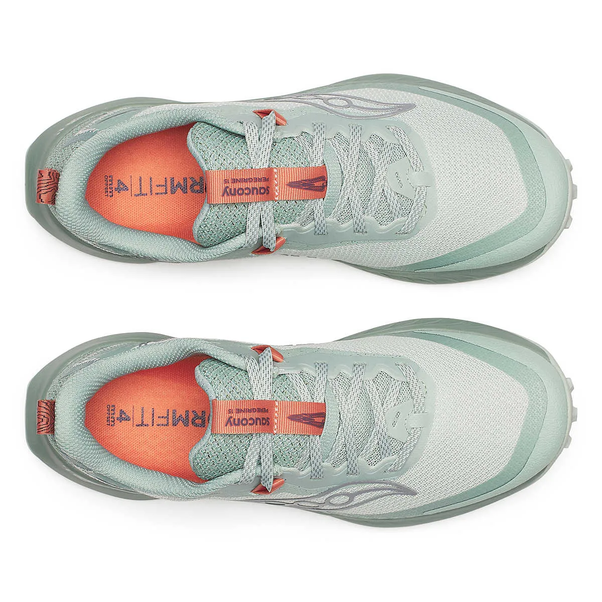 Walking Shoes Vs Trail Shoes Saucony Women's Peregrine 15 (Mist/Aloe)