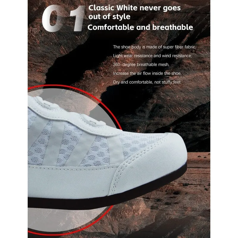 Best Shoes For Climbing SD014 Casual Shoes - White