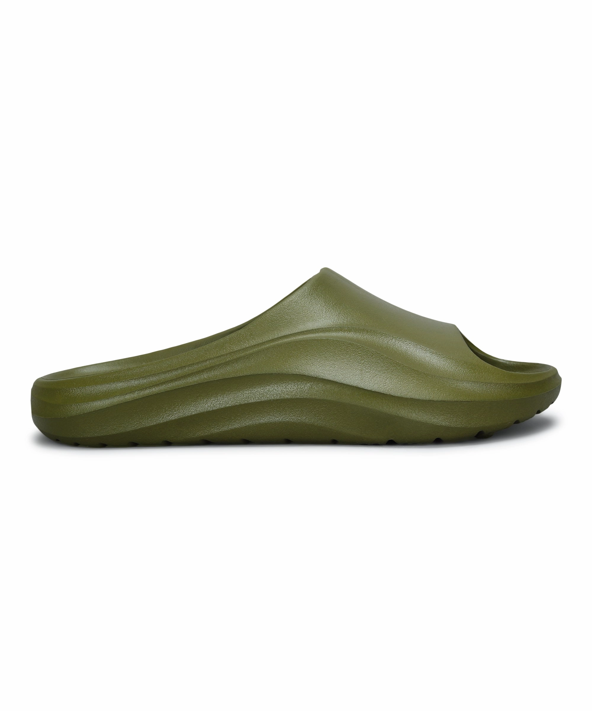 Childs Flip Flops Paragon EVK10926G Men's Waterproof Green Sliders with Comfortable Sole