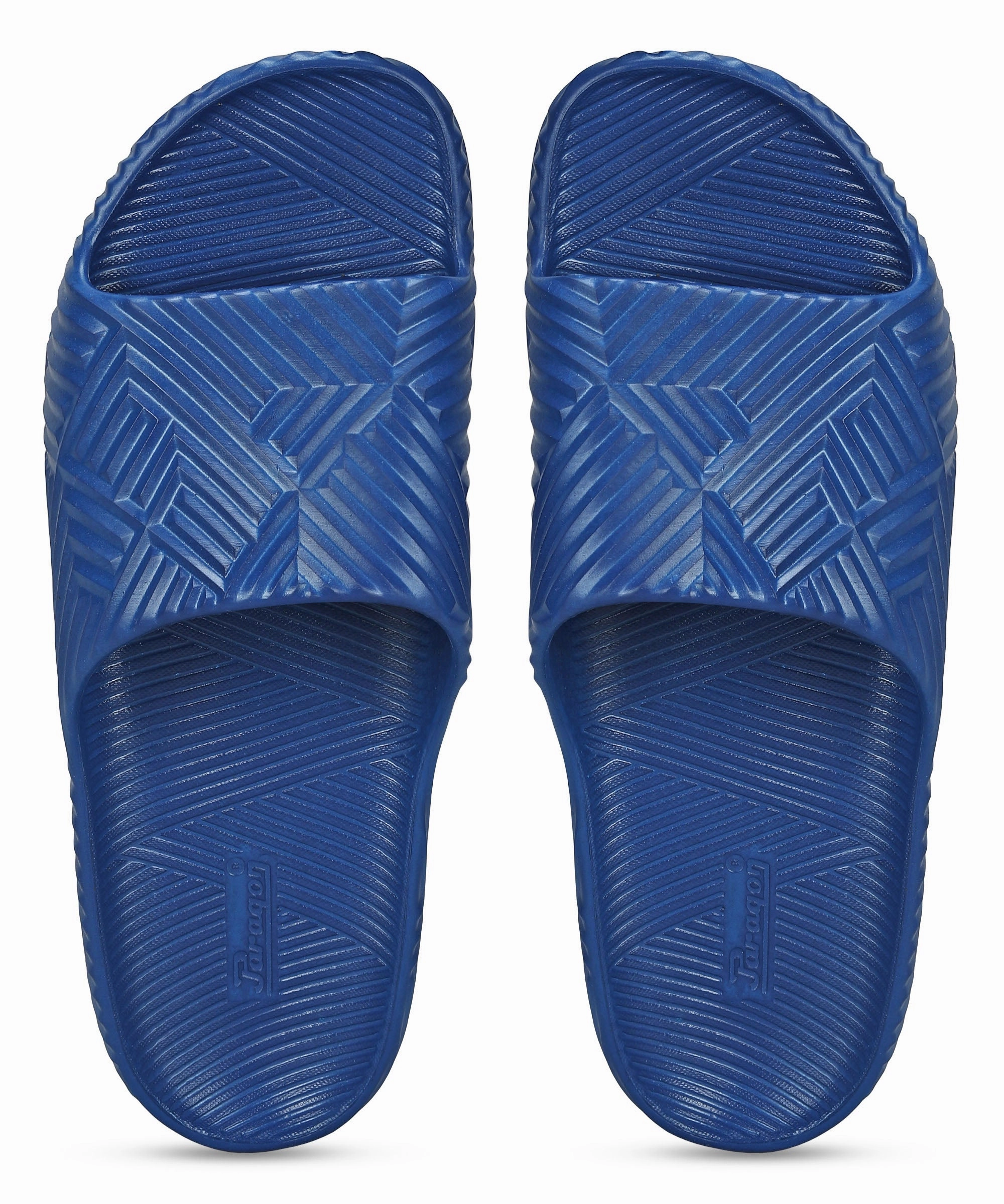 Paragon EVK10924G Men's Waterproof Blue Sliders with Comfortable Sole Recycled Flip Flops Kenya