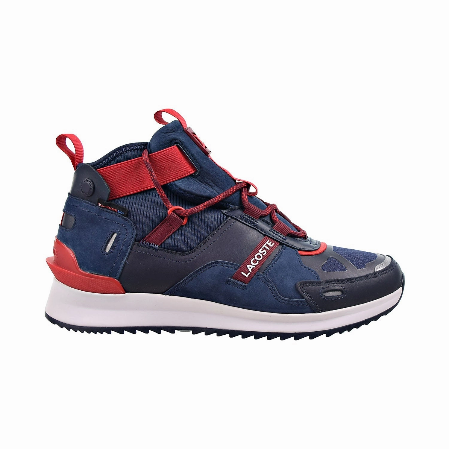 Lacoste Run Breaker 0521 1 SMA Men's Shoes Navy Blue-Rouge Hiking Shoes High Or Low