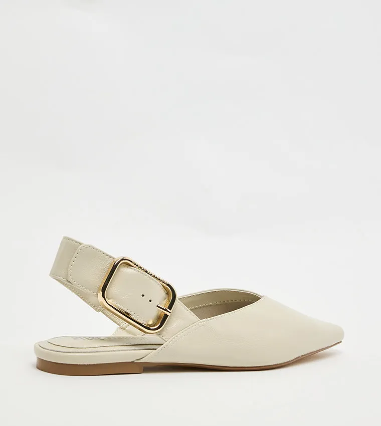 Flat Feet Workout Shoes SIANNA BONE LEATHER HEELS