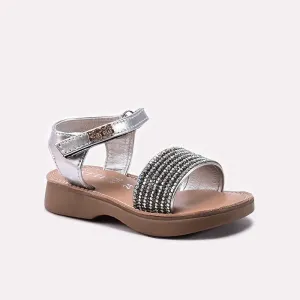 Silver Casual Sandal 0720808 Football Shoes Flat Feet