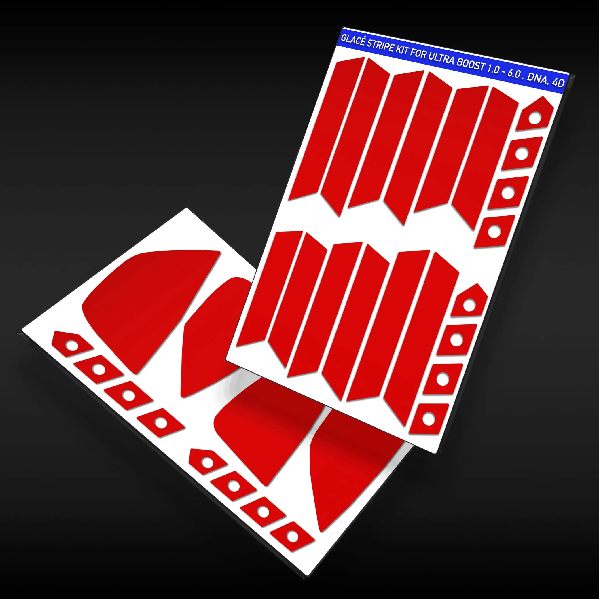 Red Stripes for Ultra Boost Adidas Flex Shoes