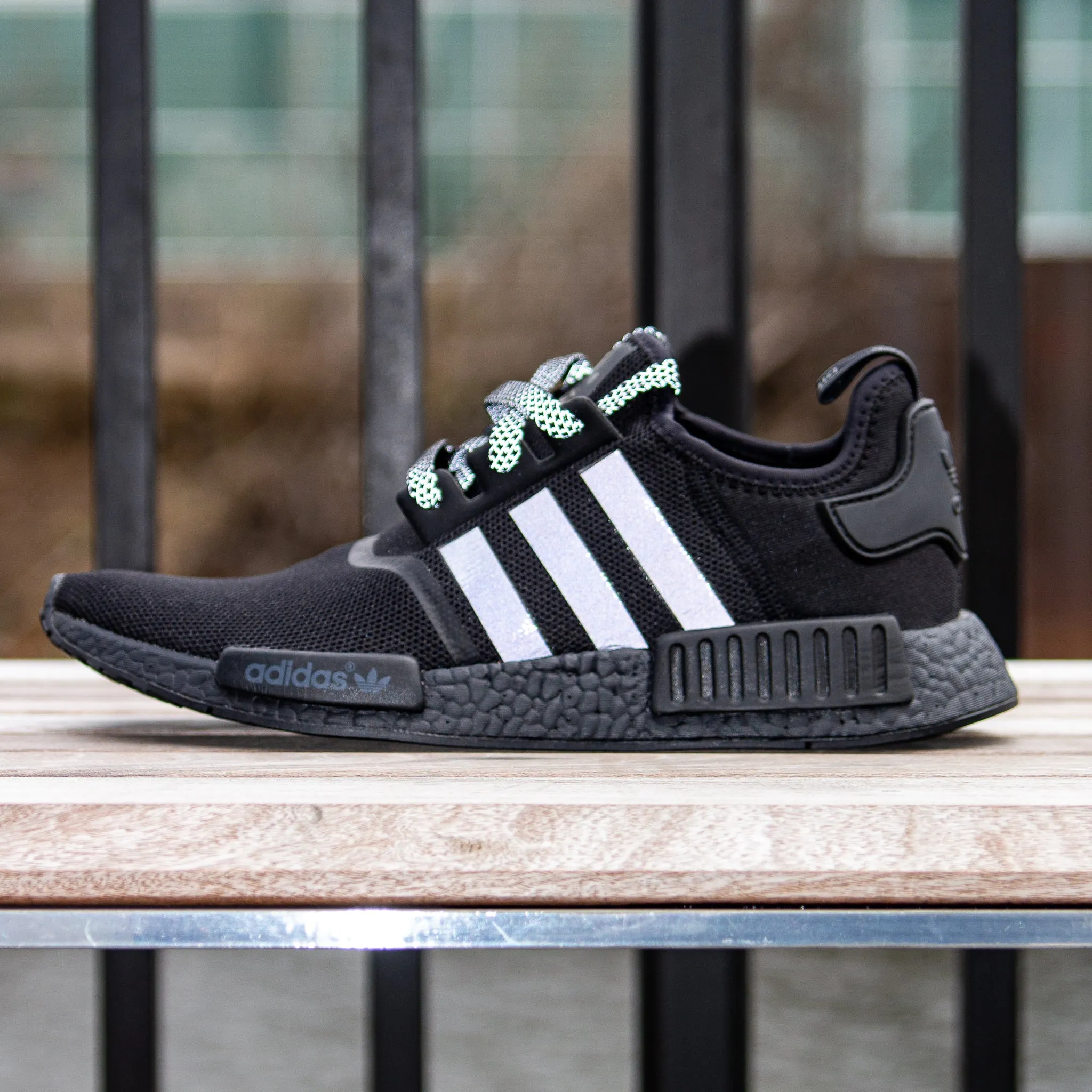 Black 3M Reflective Stripes for NMD Forum Bold Shoes Adidas