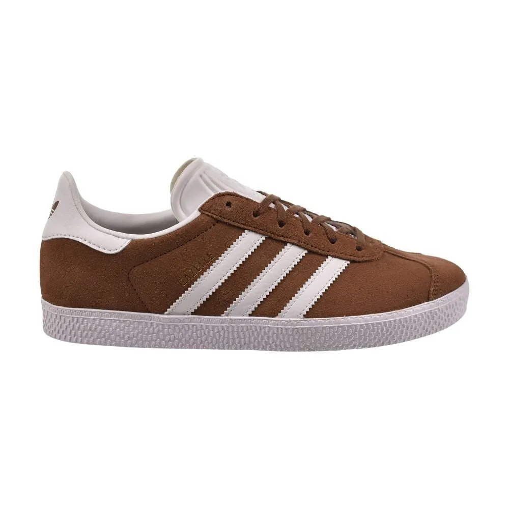 Adidas Gazelle Big Kids' Shoes Preloved Brown/Cloud White if9802 Clean Adidas Shoes