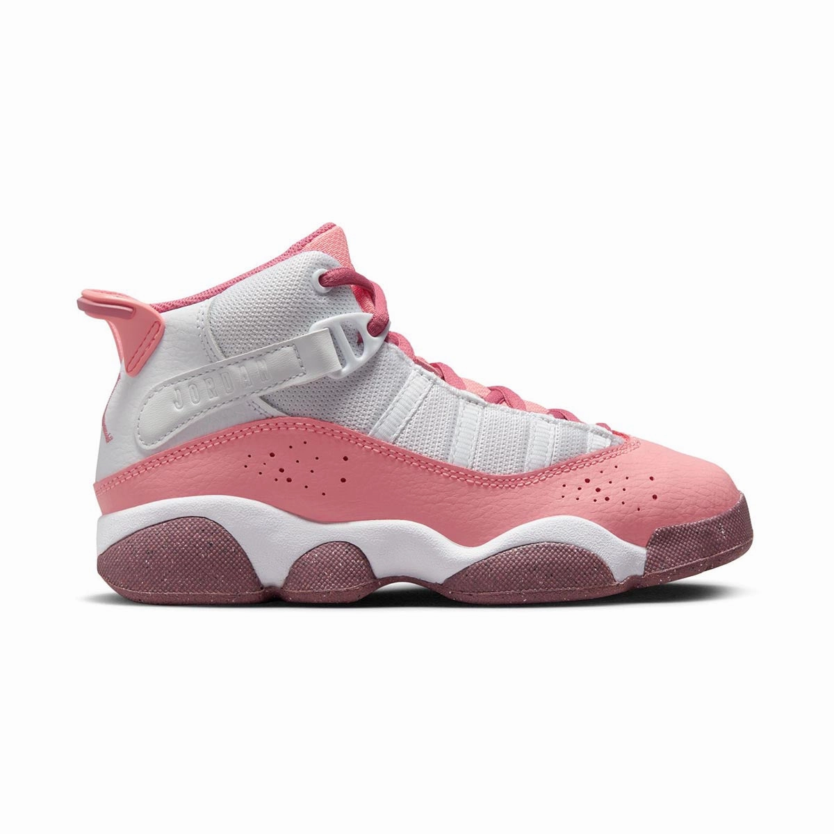 Casual Black Derby Shoes Jordan 6 Rings Little Kids' Shoes