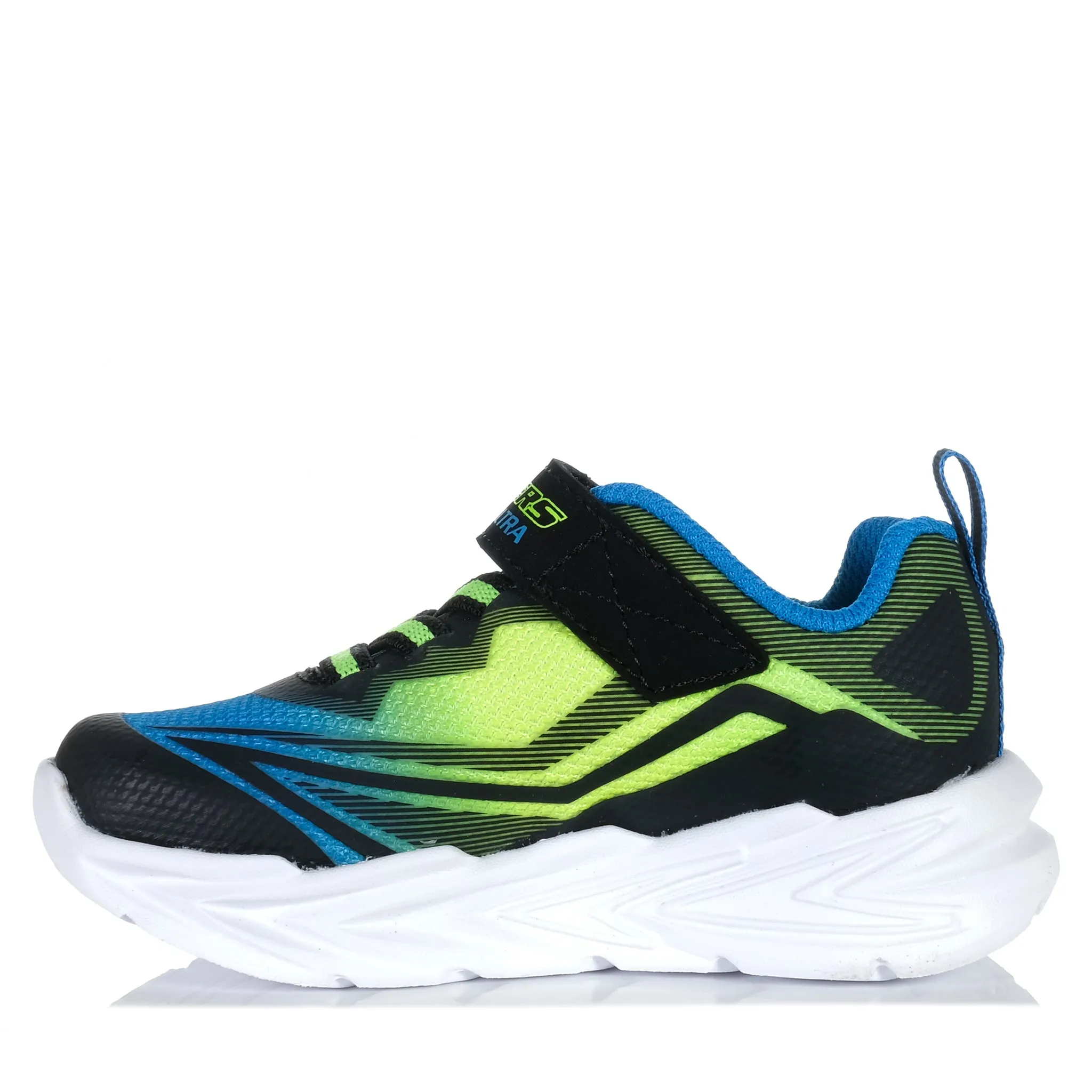 Pride Sneakers 2025 Skechers Infants' S-Lights: Flex-Glow Ultra Black/Blue 400139N