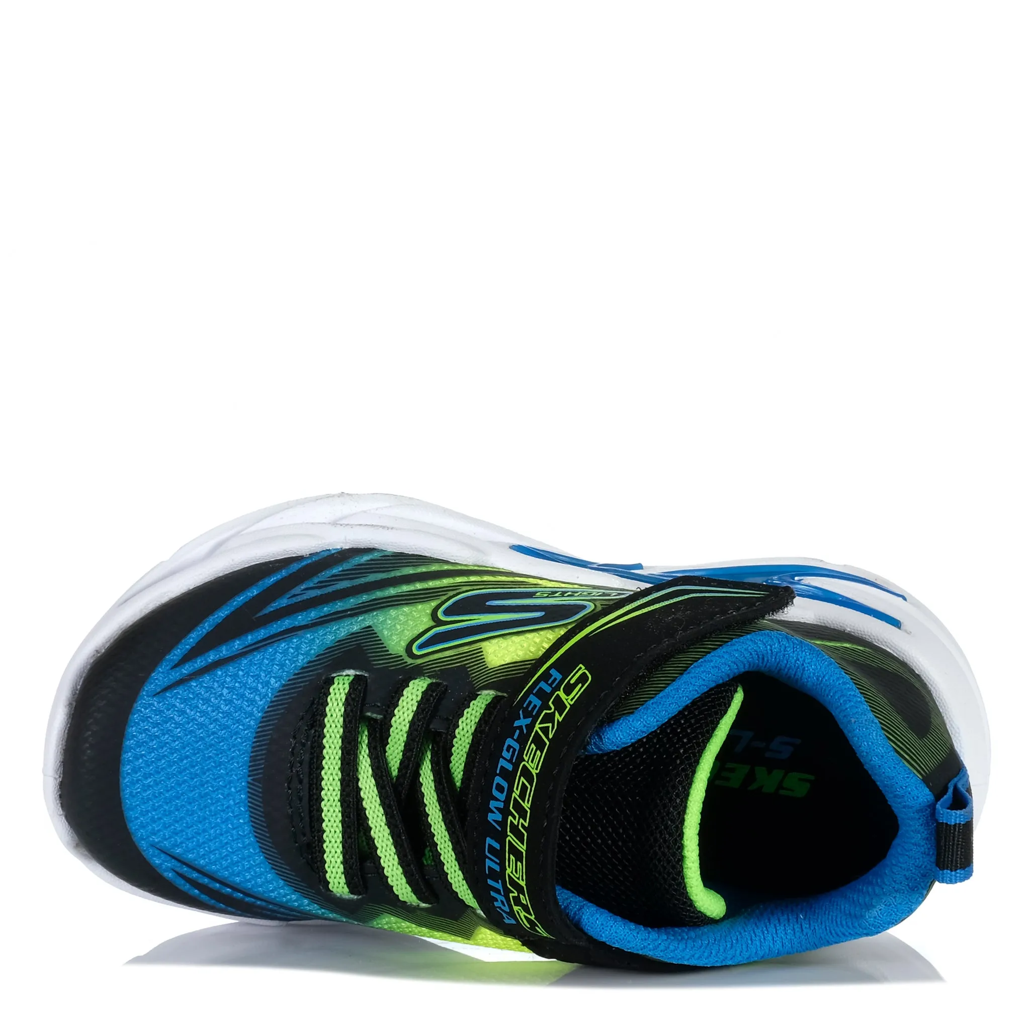 Veja Volley Sneakers Skechers Infants' S-Lights: Flex-Glow Ultra Black/Blue 400139N