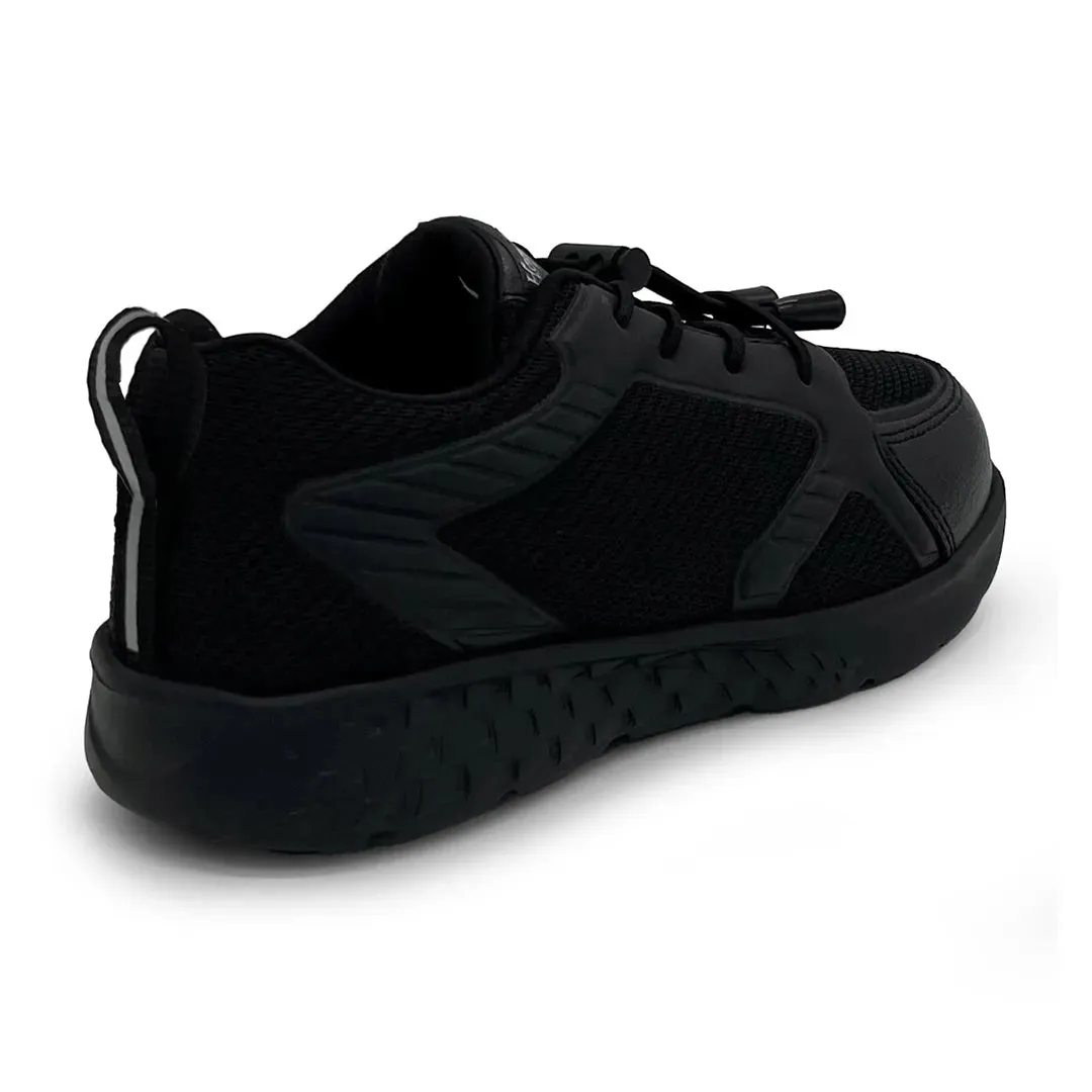 Skudo - Black School Shoes For Winter Walking