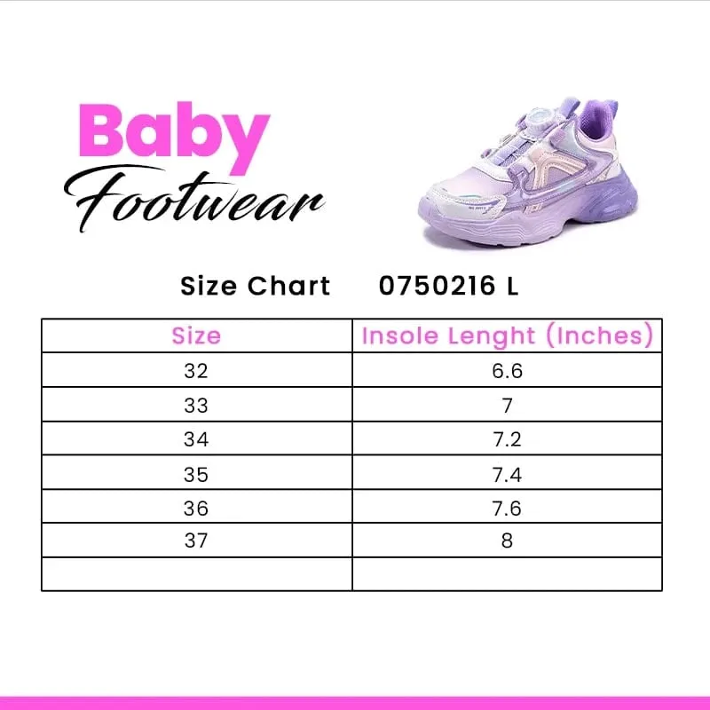 Lifting With Flat Shoes Baby Girls Purple Joggers 0750216