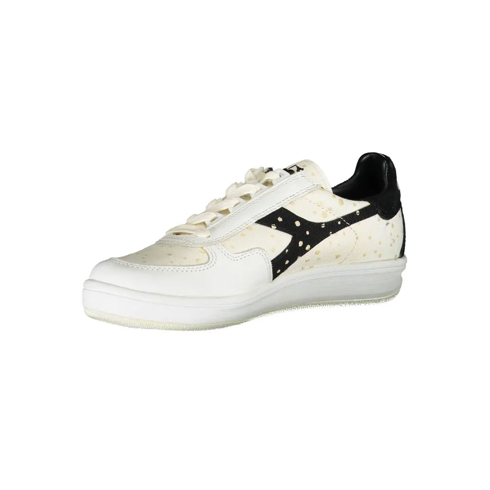 Diadora White Leather Women Sneaker Sneakers Bistro Winooski