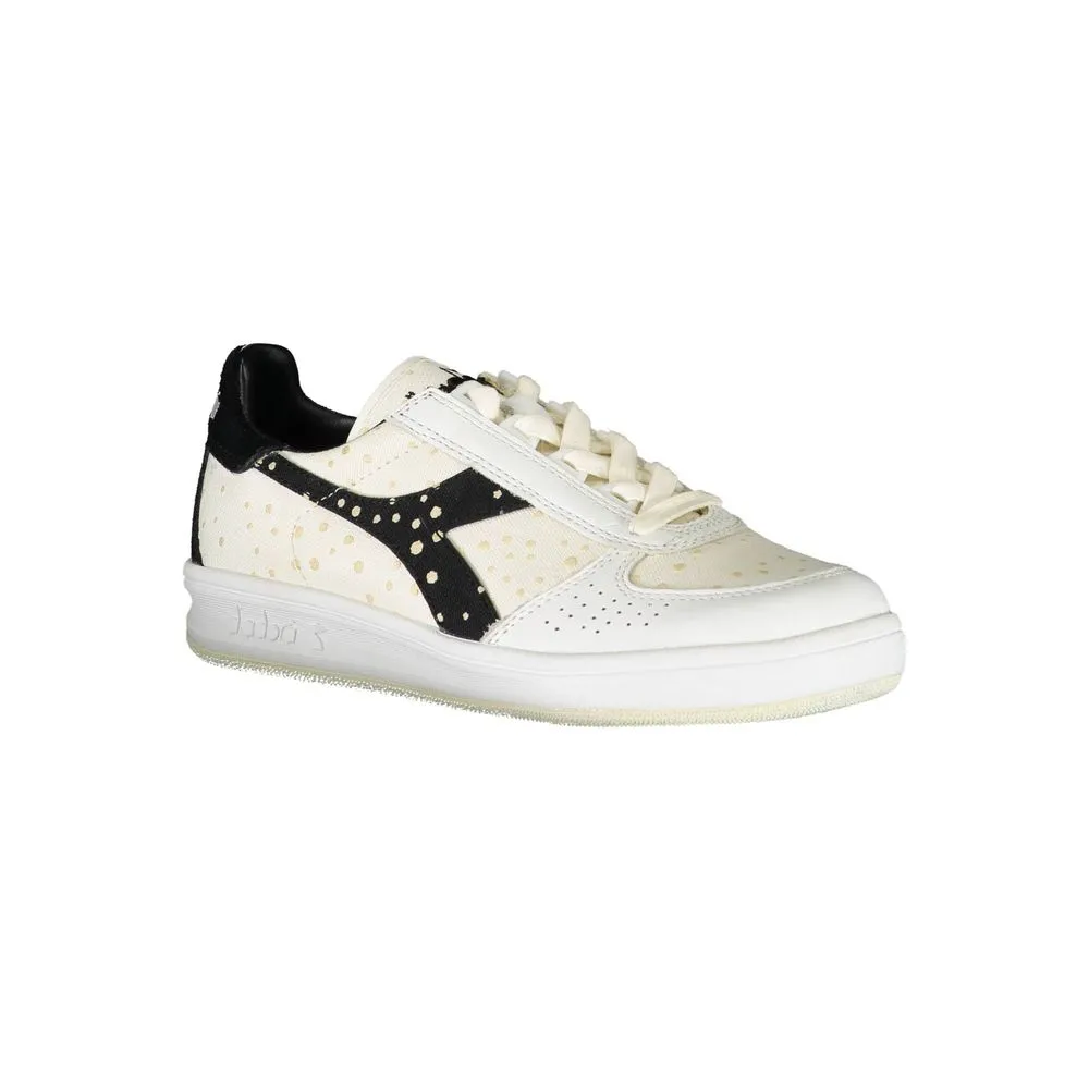 Diadora White Leather Women Sneaker 6c Sneakers