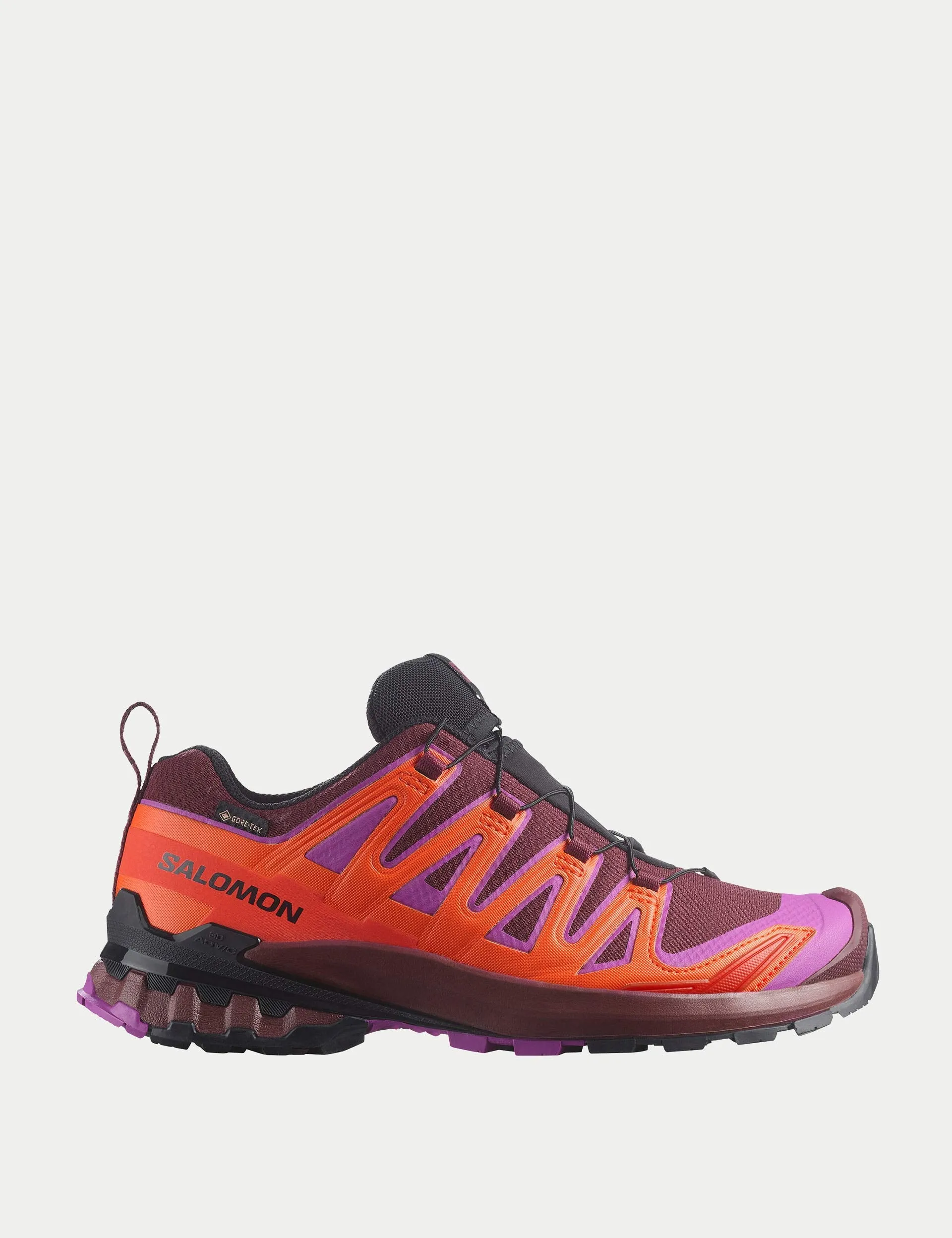 XA Pro 3D V9 Gore-Tex - Tawny Port/Red Orange/Willowherb Birch Trail Shoes
