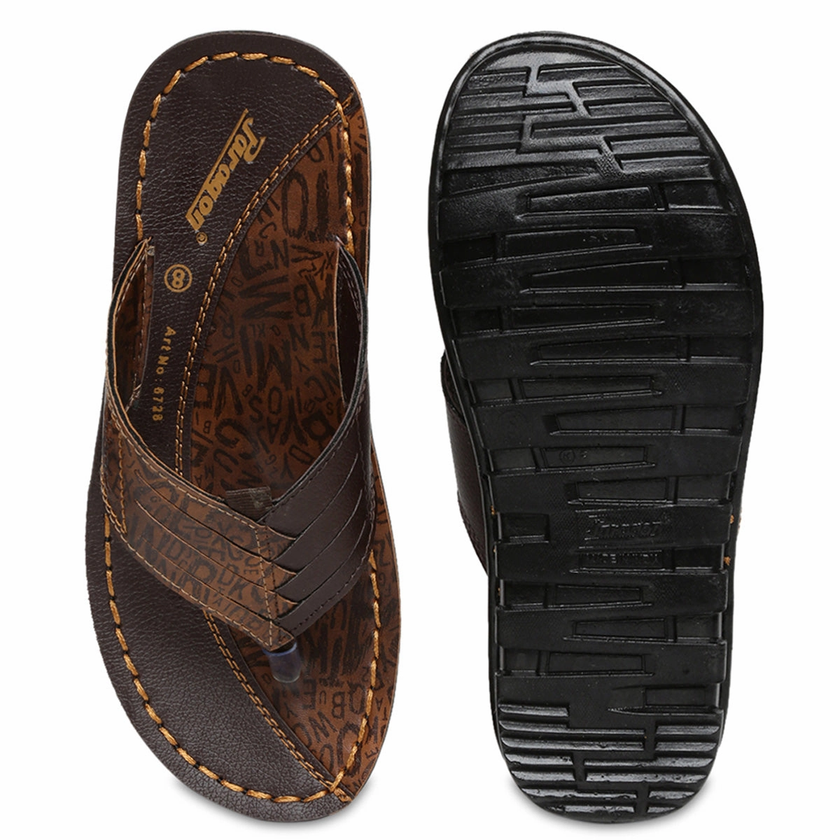 Stud Flip Flops Men's Brown Vertex Flip-Flops