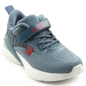 Leap7x Blue Sports Lacing Running Shoes For Kids COVER-02 By Liberty Best Running Shoes For People With Flat Feet