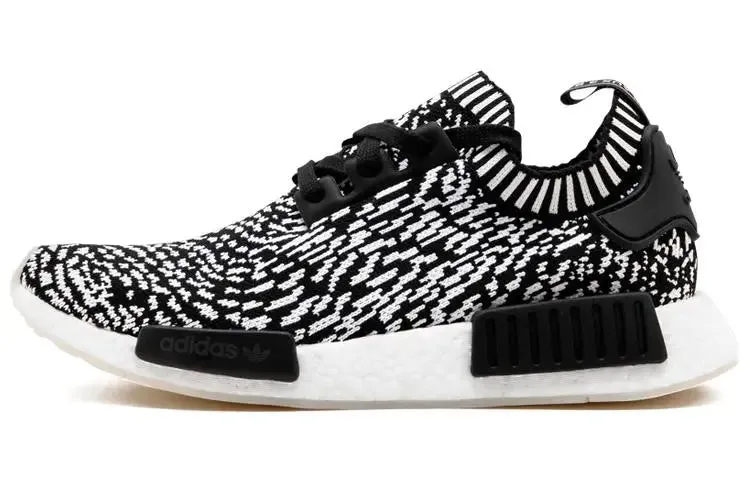 Tiger Print Adidas Shoes Adidas NMD R1 Sashiko Black Sneakers shoes BY3013