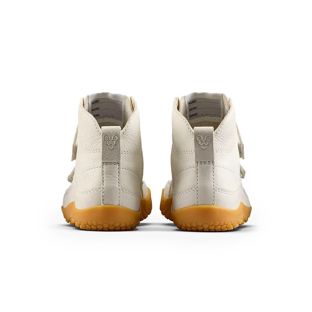 Vivobarefoot Gobi Boot Kids Limestone Flat Feet Hiking Shoes