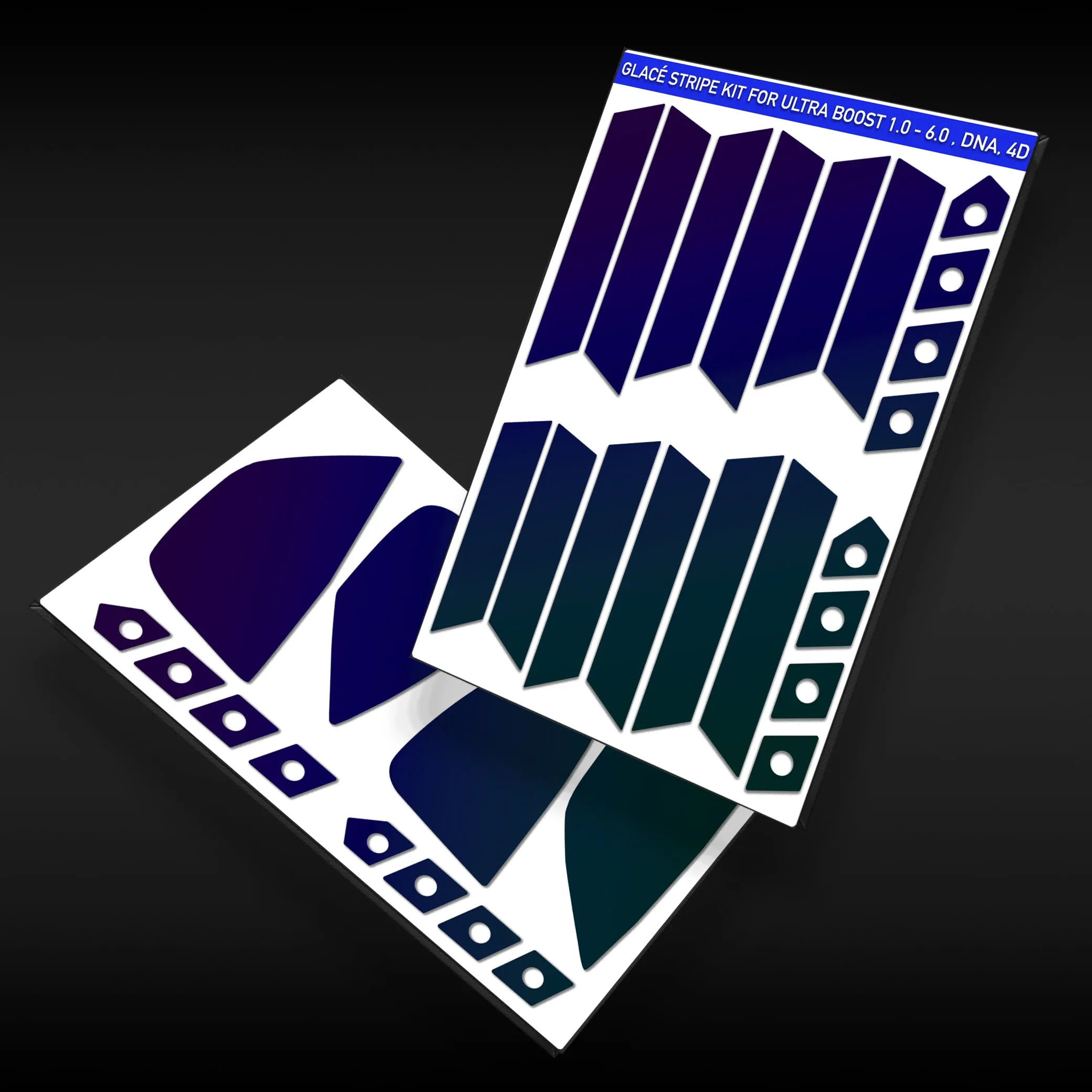 Adidas Sole Shoes Space Color Shift Stripes for Ultra Boost