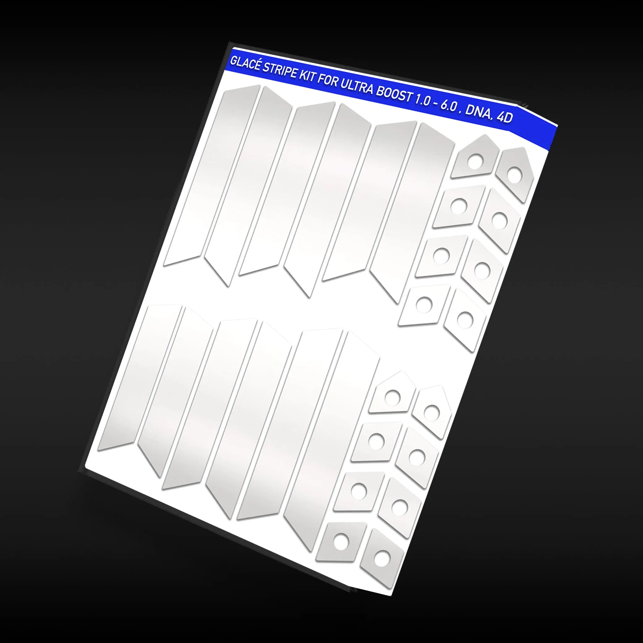 Adidas Cycling Shoes White 3M Reflective Stripes for Ultra Boost