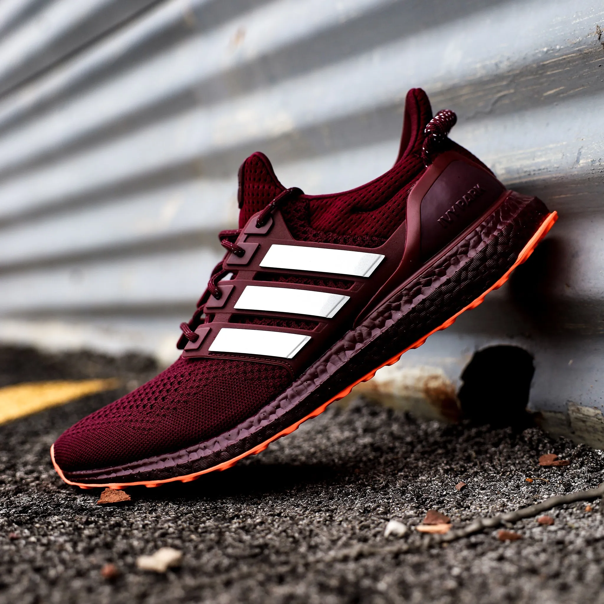 White 3M Reflective Stripes for Ultra Boost Response Adidas Running Shoes