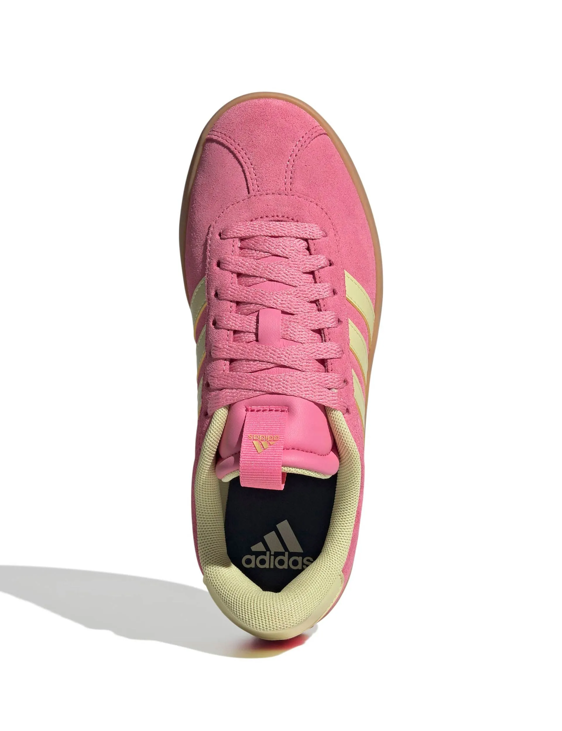 VL Court 3.0 Shoes - Pink Fusion/Powder Yellow/Gold Metallic Boston Celtics Adidas Shoes
