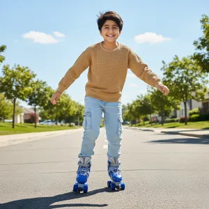 Sports Skate Shoes Slip-on Rainbow Checkerboard Skate