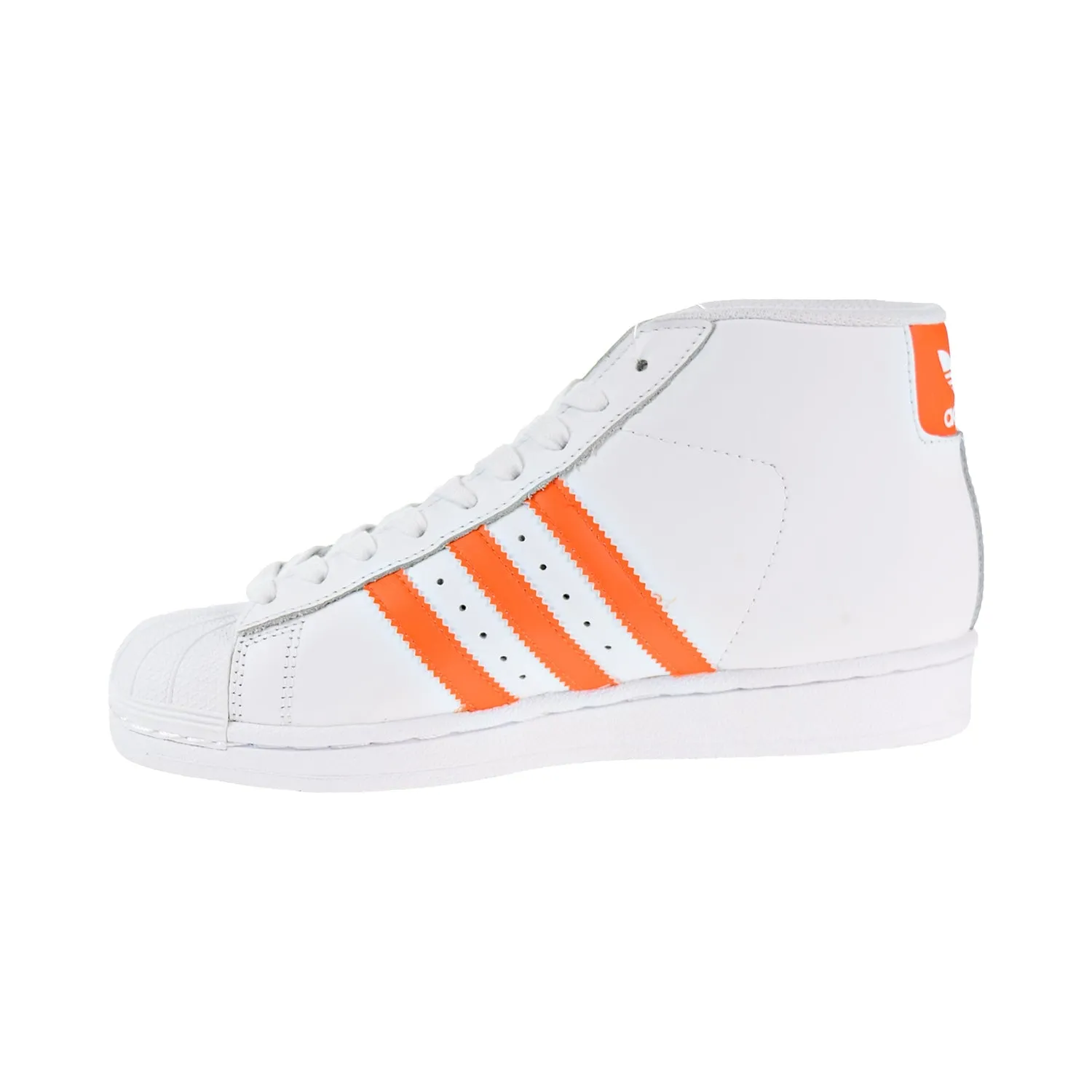 Adidas Pro Model Big Kids' Shoes Footwear White/Energy Orange/Gold Metallic Adidas Volley Shoes