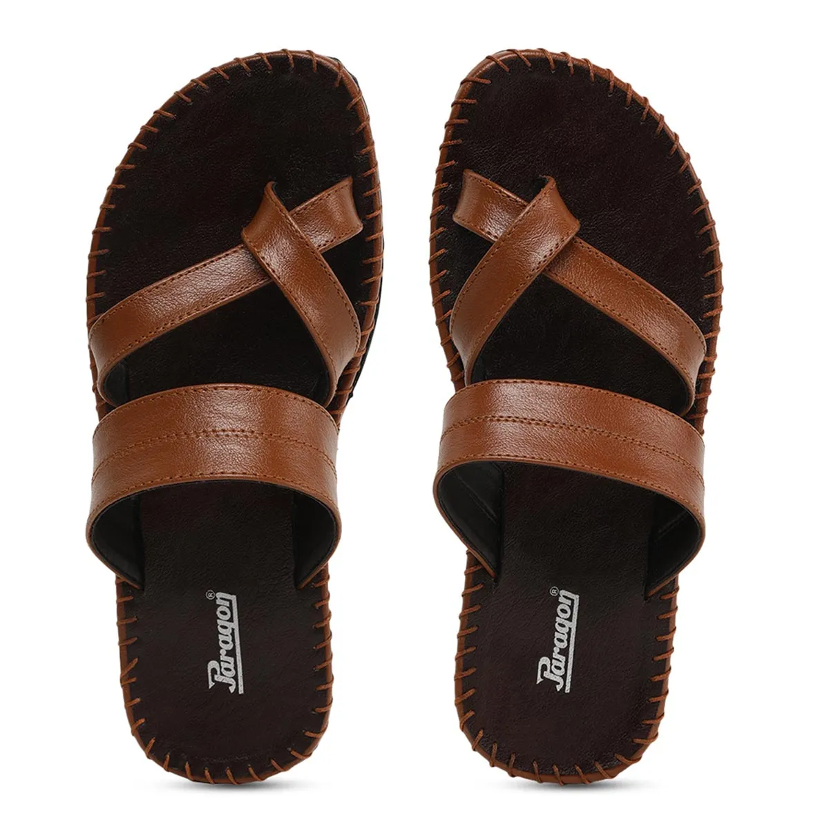 Paragon K2002G Men Stylish Sandals | Comfortable Sandals for Daily Outdoor Use | Casual Formal Sandals with Cushioned Soles Flip Flops Padded
