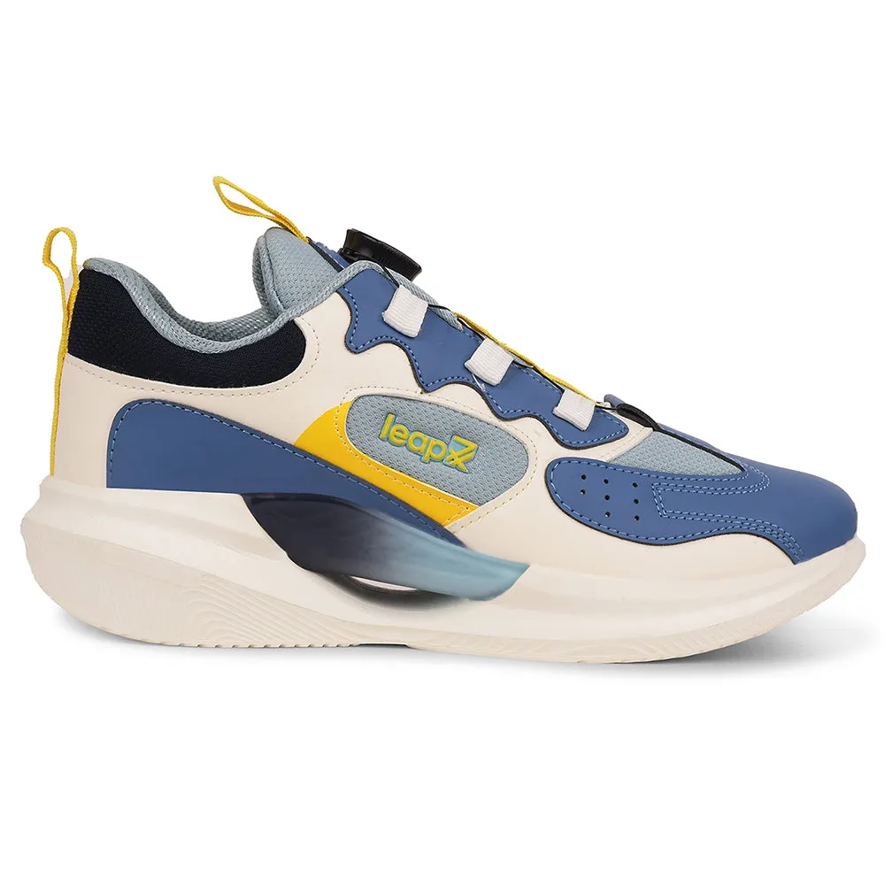 Leap7x Blue Sports Non Lacing Running Shoes For Kids GAMEON-1 By Liberty Zoom X Running Shoes