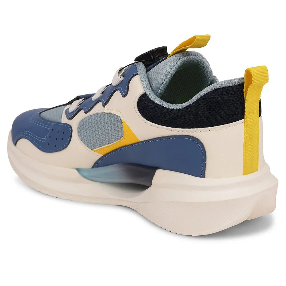 Spray On Running Shoes Leap7x Blue Sports Non Lacing Running Shoes For Kids GAMEON-1 By Liberty