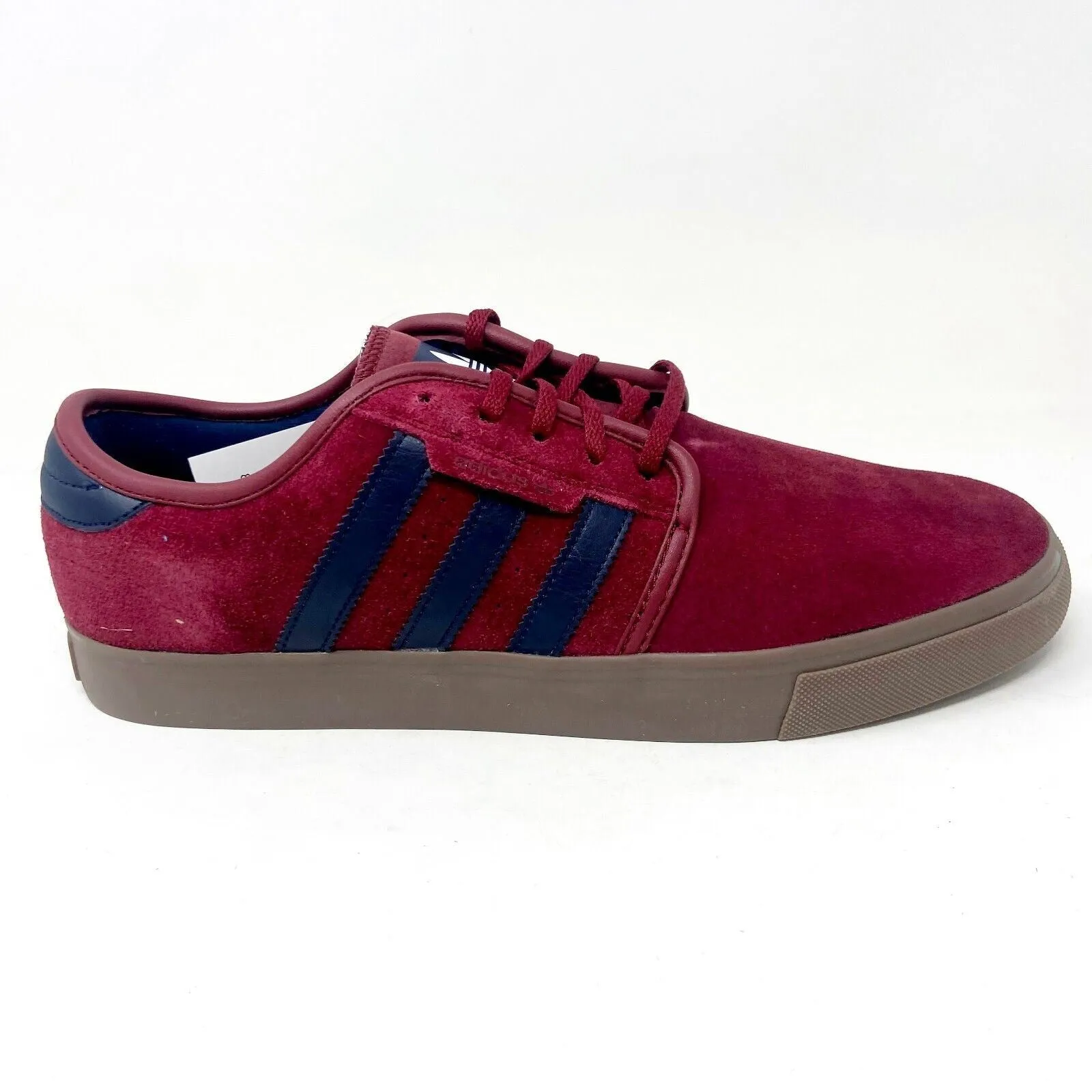 Adidas Shoes Shell Top Adidas Originals Seeley Burgundy Navy Gum Mens Size 9 Skateboarding Shoes C75709