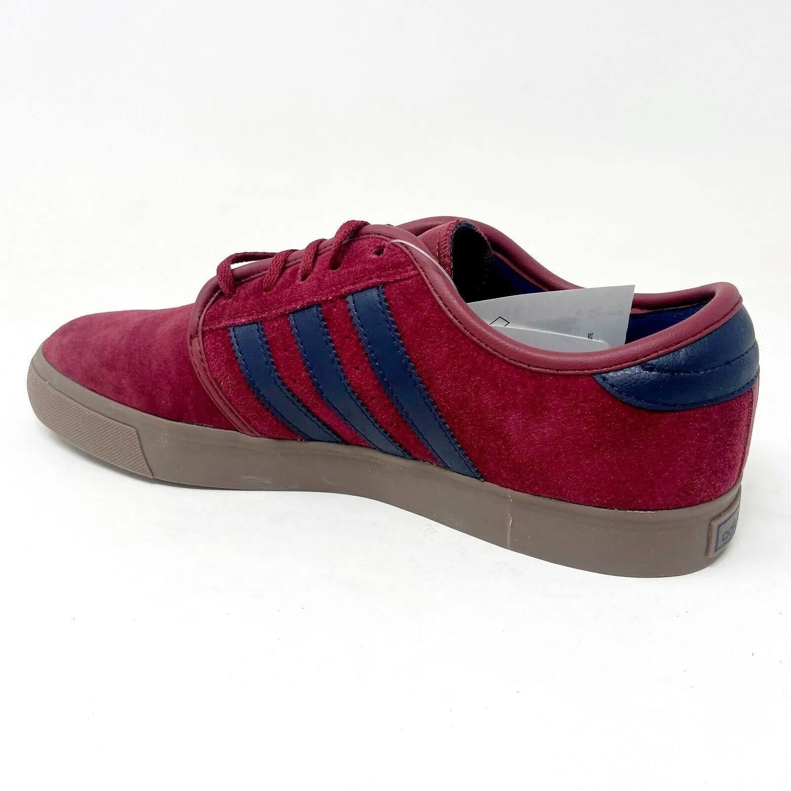Adidas Originals Seeley Burgundy Navy Gum Mens Size 9 Skateboarding Shoes C75709 Adidas Samba Indoor Soccer Shoe